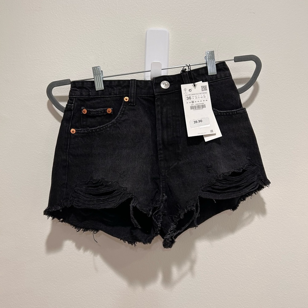 Zara denim shorts